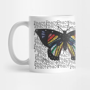 Have Peace and live like butterfly Mug